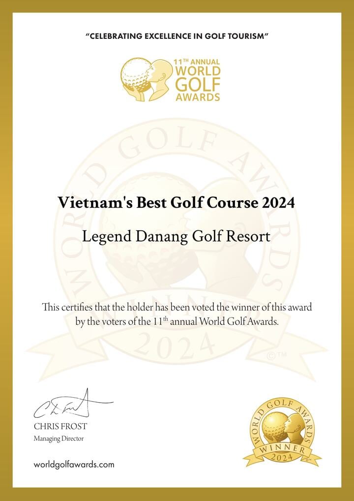 Legend Danang Golf Resort được vinh danh Sân gôn Tốt nhất Việt Nam 2024 post thumbnail image